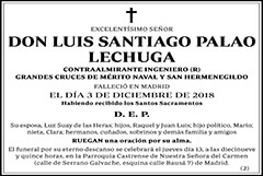 Luis Santiago Palao Lechuga